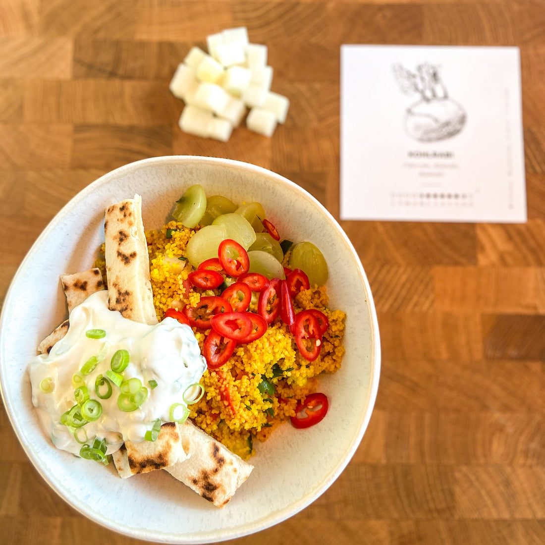 Couscoussalat mit Kohlrabi