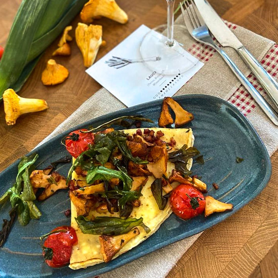 Juni Rezept mit Lauch