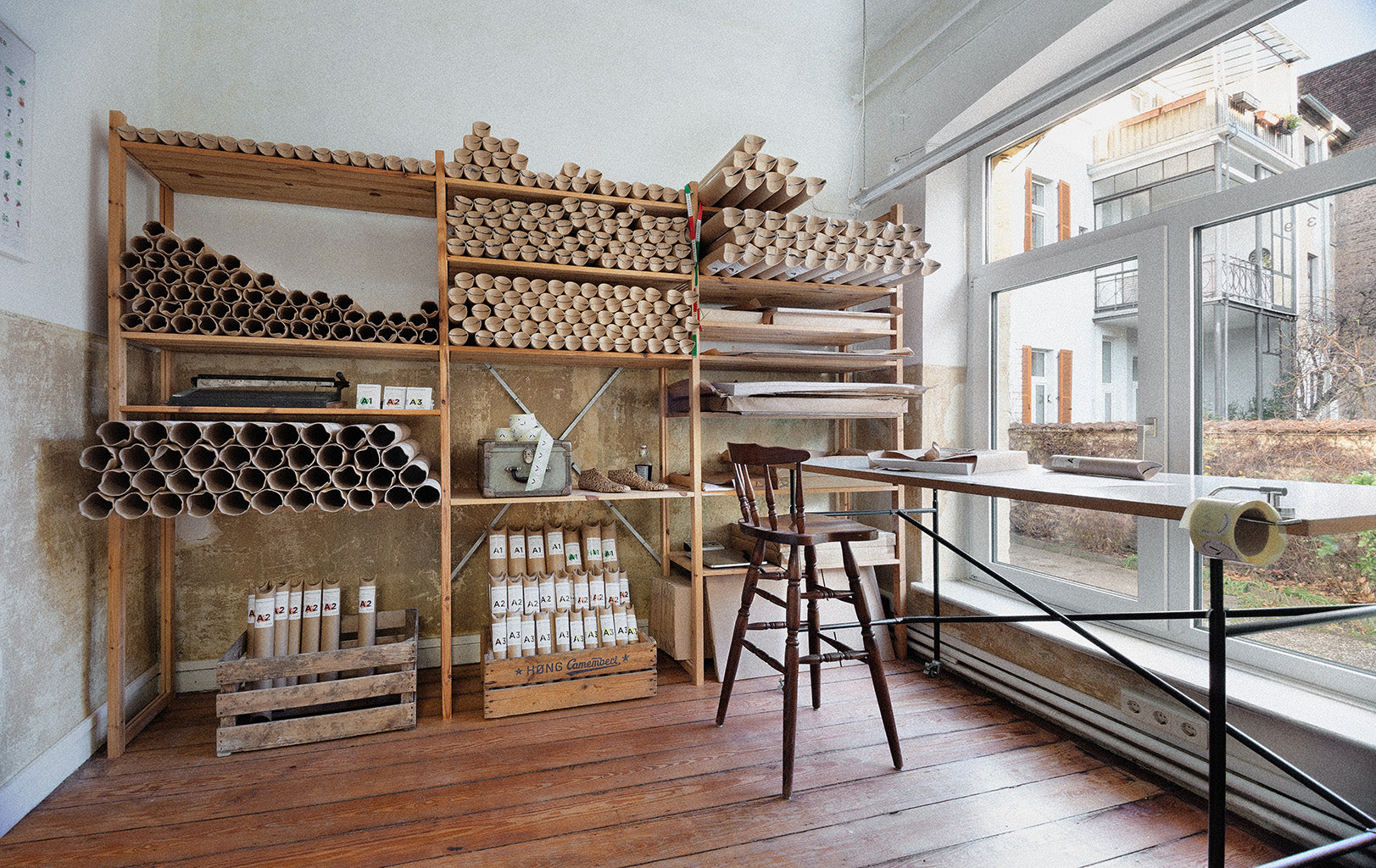 Studio 139 Büro Einblick vom Eingang aus