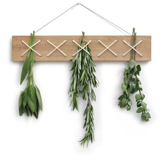 Kraeutertrockner CrissCross Eichenholz