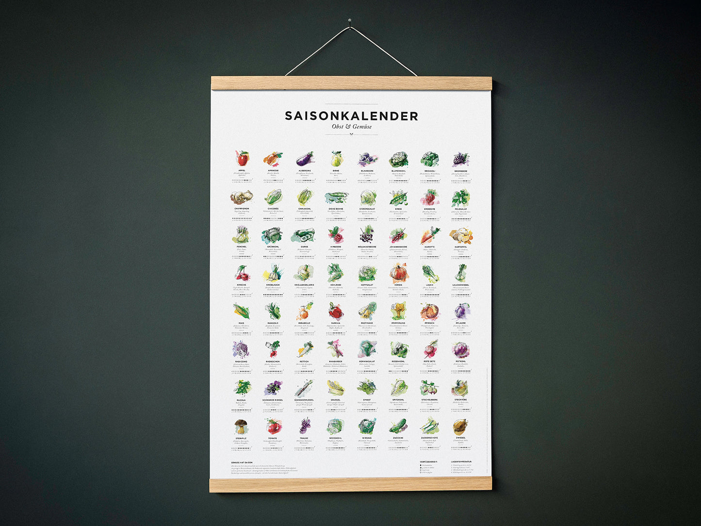 Saisonkalender Amazon Farbe