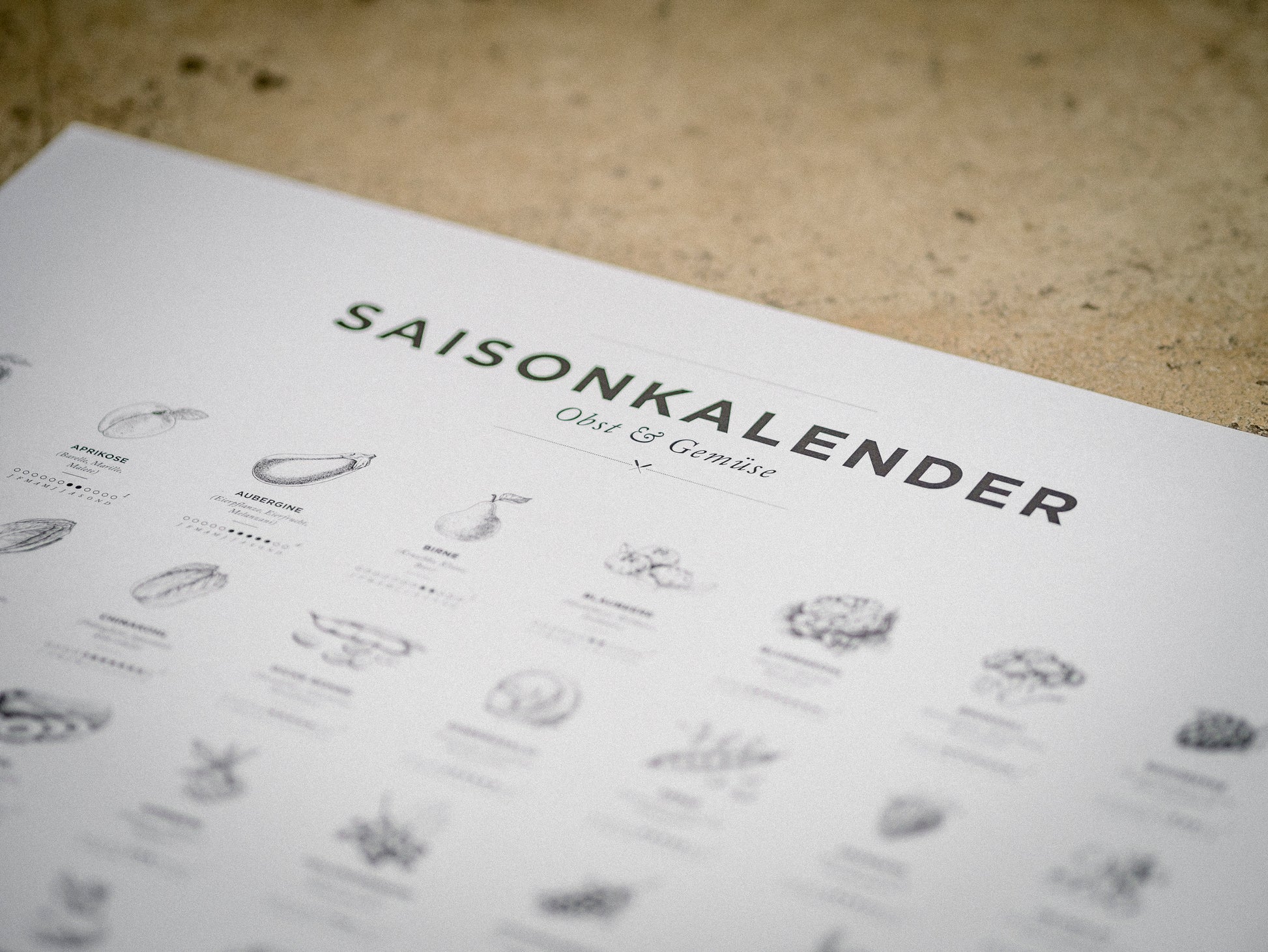 Saisonkalender Zoom in